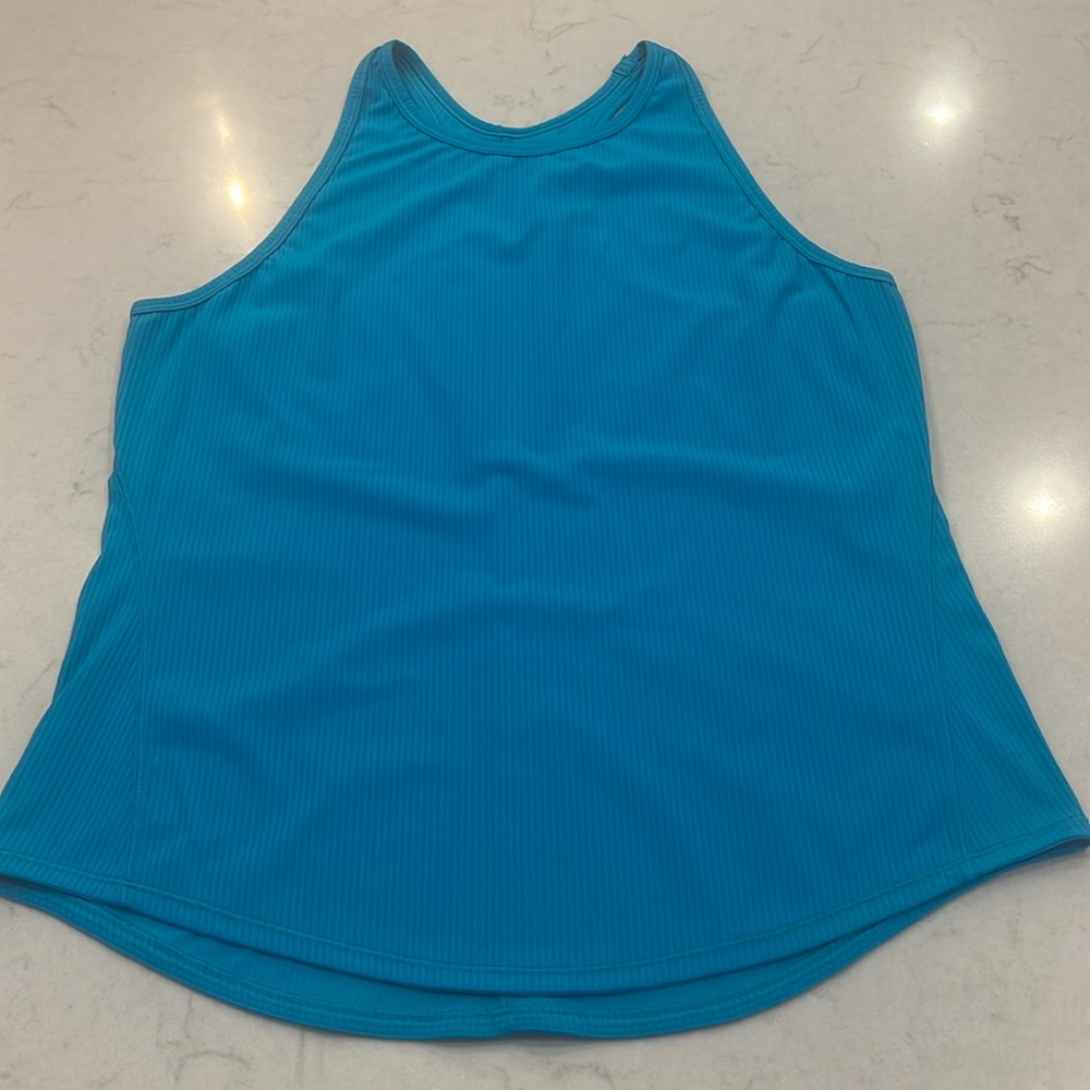 Lululemon Base Pace Ribbed Racerback Tank Top, size 10